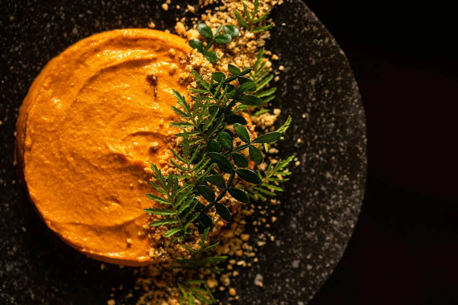 A signature dip with fresh herbs